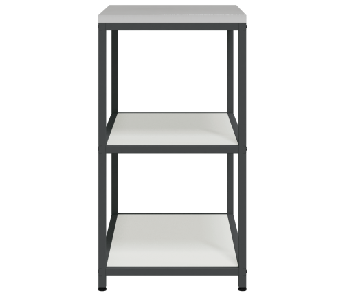 Virtuves Uzglabāšanas Plaukts Balta 60 X 50 X 92 Cm Tērauds Vidaxl