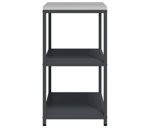 Virtuves Uzglabāšanas Plaukts Antracīta 60 X 50 X 92 Cm Tērauds Vidaxl