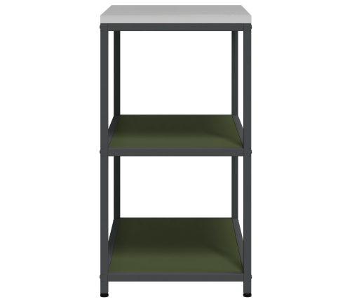 Virtuves Uzglabāšanas Plaukts Olīvu Zaļš 60 X 50 X 92 Cm Vidaxl