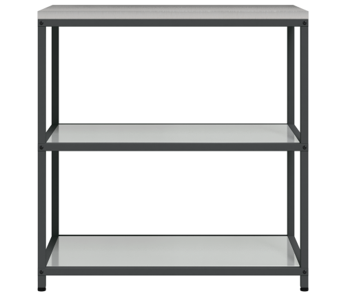 Virtuves Uzglabāšanas Plaukts Sudraba 60 X 50 X 92 Cm Vidaxl