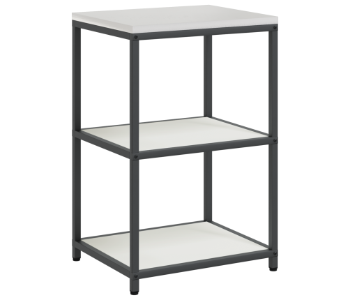 Virtuves Uzglabāšanas Plaukts Balta 60 X 50 X 92 Cm Tērauds Vidaxl