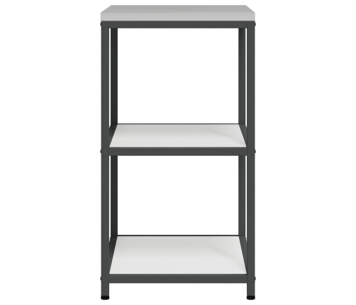 Virtuves Uzglabāšanas Plaukts Balta 60 X 50 X 92 Cm Tērauds Vidaxl