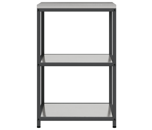 Virtuves Uzglabāšanas Plaukts Sudraba 60 X 50 X 92 Cm Vidaxl