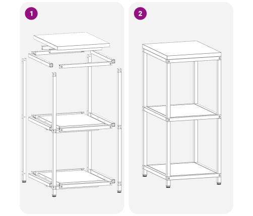 Virtuves Uzglabāšanas Plaukts Balta 60 X 50 X 92 Cm Tērauds Vidaxl