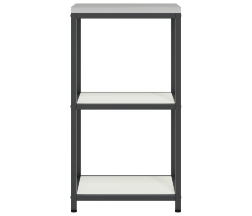 Virtuves Uzglabāšanas Plaukts Balta 60 X 50 X 92 Cm Tērauds Vidaxl