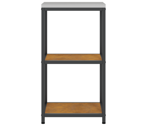 Virtuves Uzglabāšanas Plaukts Ar Plauktu Rūsa 60 X 50 X 92 Cm Vidaxl