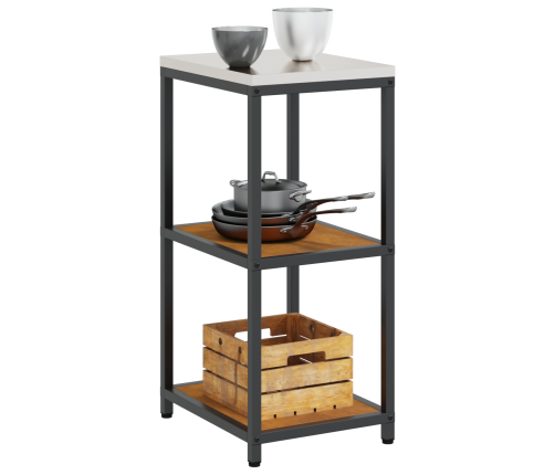 Virtuves Uzglabāšanas Plaukts Ar Plauktu Rūsa 60 X 50 X 92 Cm Vidaxl