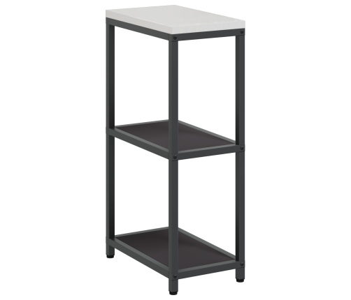 Virtuves Uzglabāšanas Plaukts Melna 60 X 50 X 92 Cm Tērauds Vidaxl