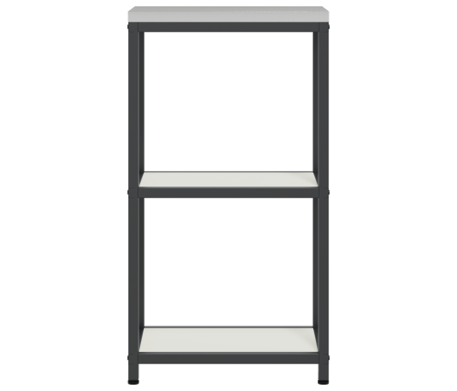 Virtuves Uzglabāšanas Plaukts Balta 60 X 50 X 92 Cm Tērauds Vidaxl