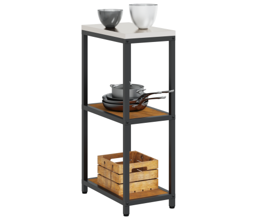 Virtuves Uzglabāšanas Plaukts Ar Plauktu Rūsa 60 X 50 X 92 Cm Vidaxl