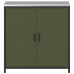 Virtuves Uzglabāšanas Skapis Olīvu Zaļš 60 X 50 X 92 Cm Tērauds Vidaxl