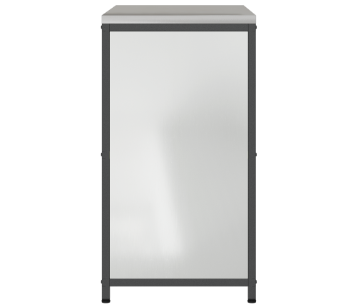 Virtuves Uzglabāšanas Skapis Ar Plauktu Sudraba 60 X 50 X 92 Cm Vidaxl