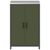 Virtuves Uzglabāšanas Skapis Olīvu Zaļš 60 X 50 X 92 Cm Tērauds Vidaxl