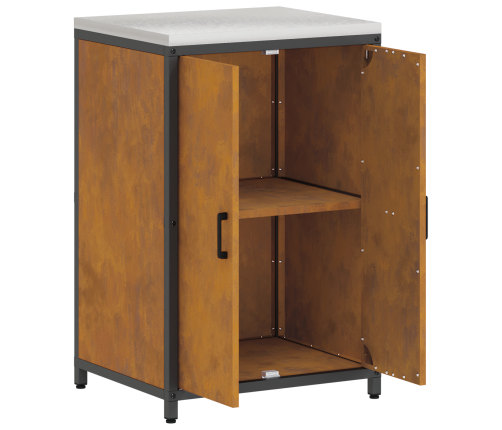 Virtuves Uzglabāšanas Skapis Ar Atvilktni Ar Plauktu Rūsa 60 X 50 X 92 Cm Vidaxl