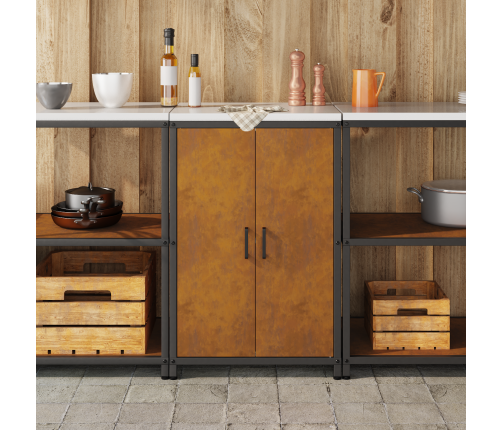 Virtuves Uzglabāšanas Skapis Ar Atvilktni Ar Plauktu Rūsa 60 X 50 X 92 Cm Vidaxl