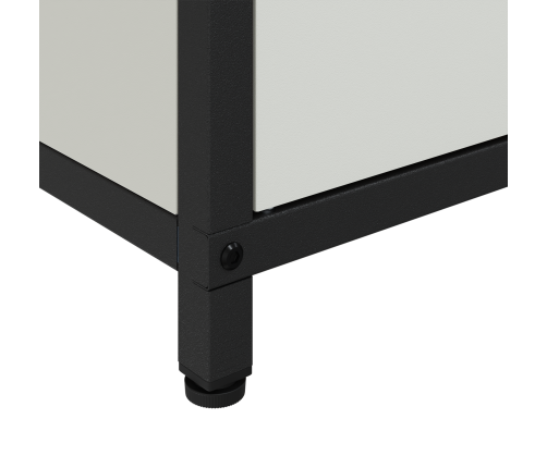 Virtuves Uzglabāšanas Skapis Balta 60 X 50 X 92 Cm Tērauds Vidaxl