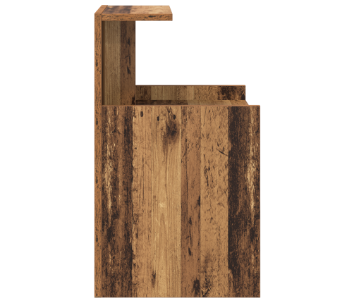 Gultas Skapji 2 Gab. Vecs Koks 40X35X60 Cm Inženierijas Koks Vidaxl