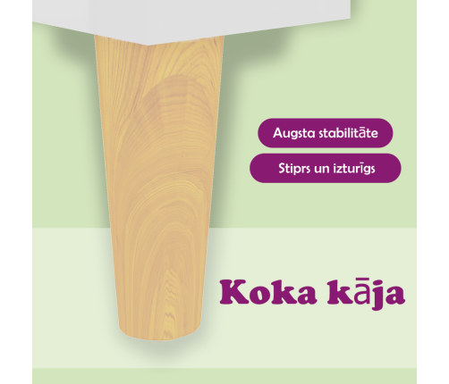 vidaXL naktsskapīši, 2 gab., koka kājas, spīdīgi balti, 40x30x50 cm