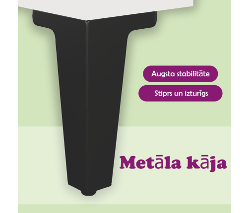 vidaXL TV skapītis, balts, 102x35x50 cm, inženierijas koks