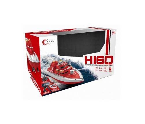 Радиоуправляемая лодка HI60 Red