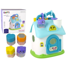 Educational Sorter House Blue Blocks. Educational Sorter House Blue Blocks.