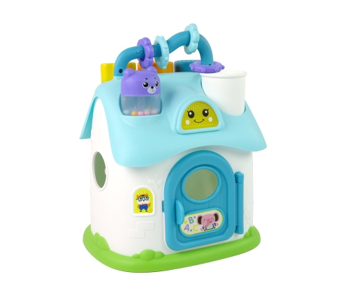 Educational Sorter House Blue Blocks.