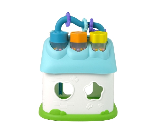 Educational Sorter House Blue Blocks.