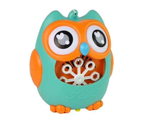 Soap Bubble Machine Owl Sound Mint