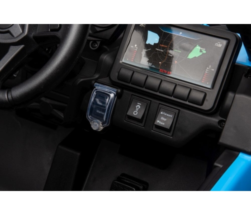 Divvietīgs bērnu elektromobilis Bagijs Can-am DK-CA003 Blue