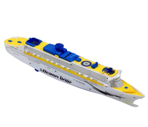 Passenger Cruise Ship Driving Lights Sounds