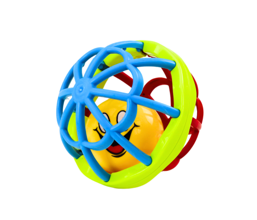 Sensory Ball Rattle Rubber Elastic Colorful