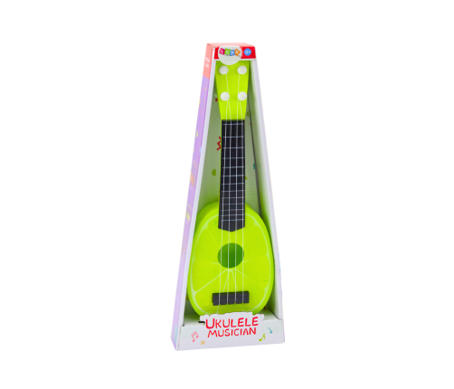 Ukulele For Children Mini Guitar 4 Strings Fruit Lime Green 15"