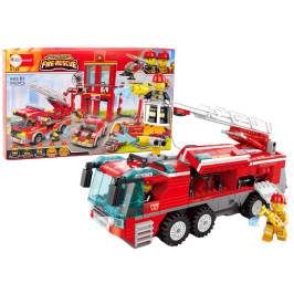Bricks Set Fire Department Base Car Auto Helicopter 845 El Bricks Set Fire Department Base Car Auto Helicopter 845 El