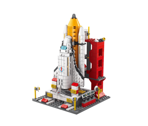 Construction Bricks Space Rocket 6in1 Space Vehicles 1000 pcs.