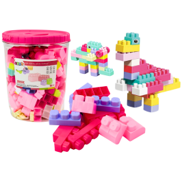 Educational Large Building Blocks in a Bucket Set of 160 pcs. Educational Large Building Blocks in a Bucket Set of 160 pcs.
