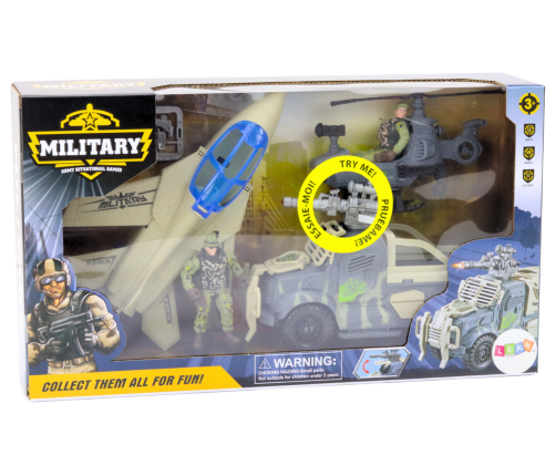 Military Set Military Combat Vehicle Fighter Soldiers Accessories Sounds