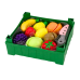 Fruit Cutting Set in a Box 9 Pieces Green Knife