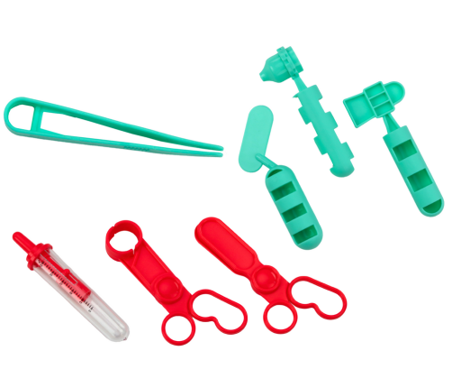 Baby First Aid Kit Medical Tools In Pink Suitcase