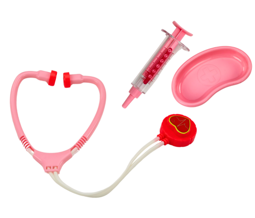 Baby First Aid Kit Medical Tools In Pink Suitcase