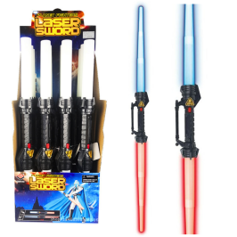Battery Operated Double-Sided Space Sword Lights Sounds 122cm