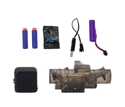 Electric Water Ball Gun Foam Darts Red