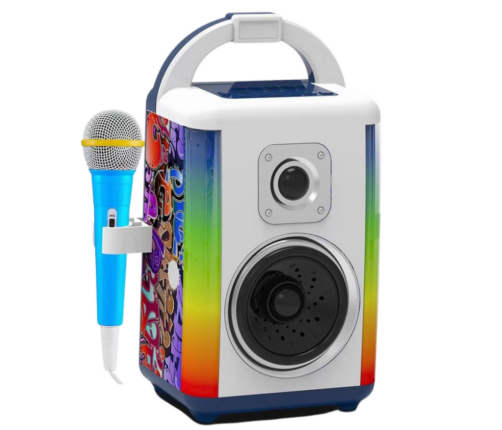 Sound Box Music Kit Microphone Bluetooth Speaker MP3 Recording LED