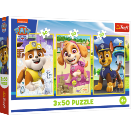 Puzzle - 3x50 - Our dogs Trefl 34878