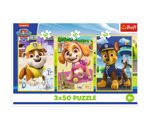 Puzzle - 3x50 - Our dogs Trefl 34878