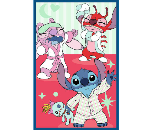 Puzzle - 3x80 - Stitch World Trefl 34885