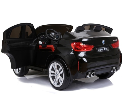 Двухместный детский электромобиль BMW X6M Black Painting