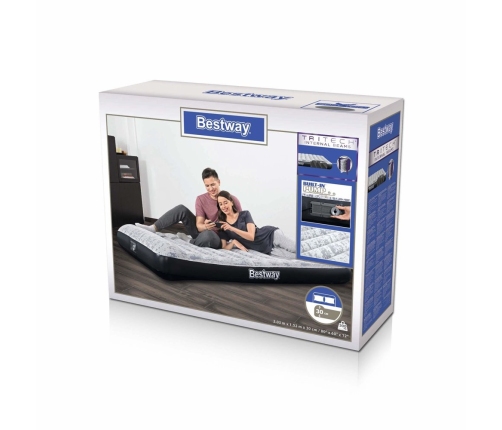 Air Mattress With Pump 203 x 152 x 30 cm Bestway 67836