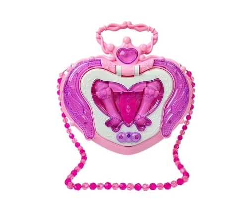 Music Box on Stand Microphone Speaker Pink