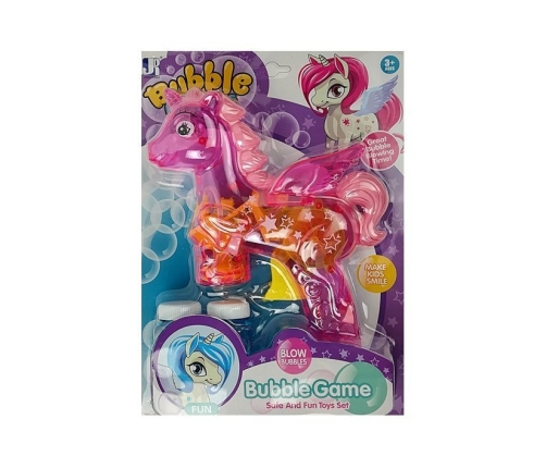 Soap Bubble Gun Unicorn Pink