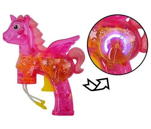 Soap Bubble Gun Unicorn Pink